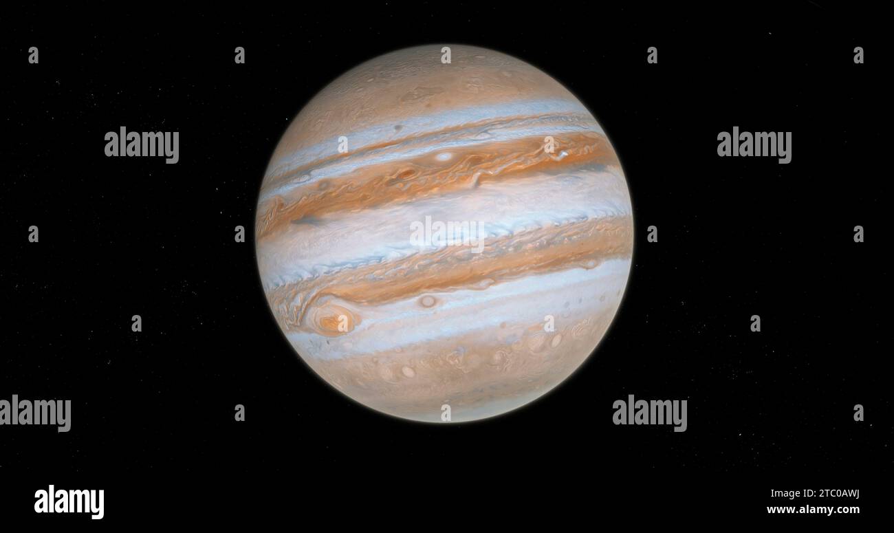 Planète Jupiter dans l'espace Banque D'Images