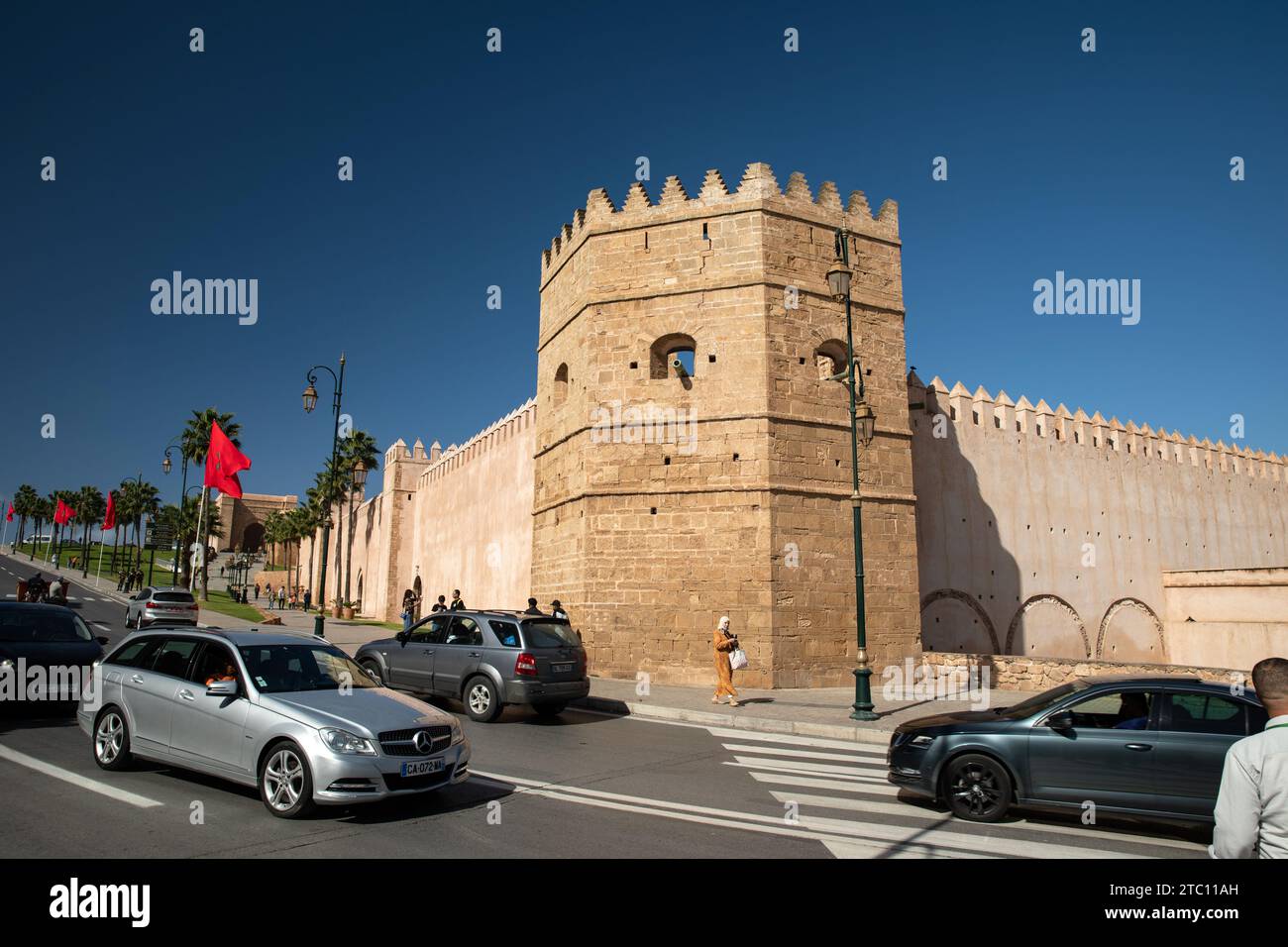 Kasbah de Rabat, Maroc Banque D'Images