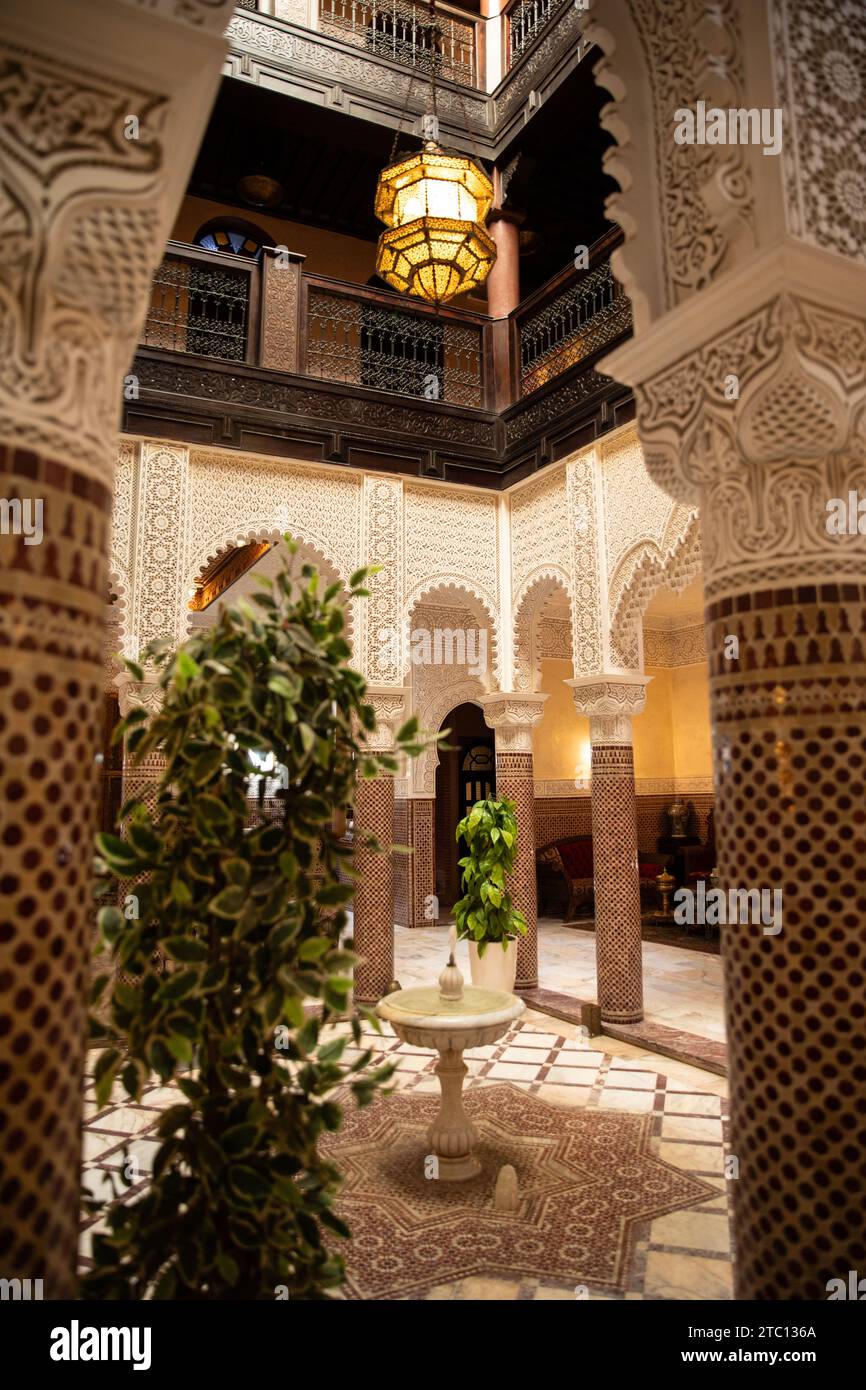 Meknes Medina, Maroc Banque D'Images
