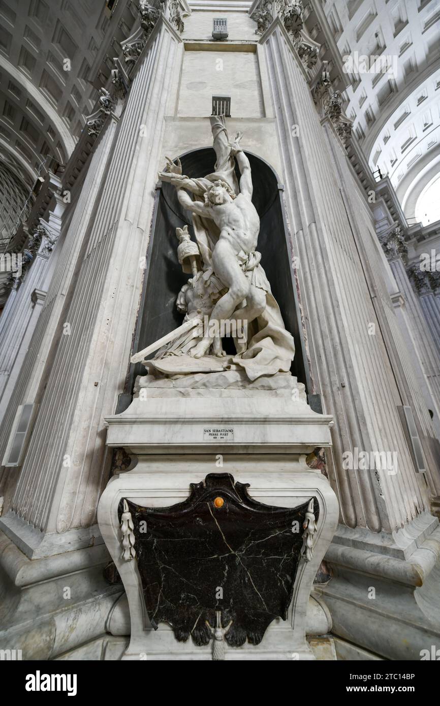 Gênes, Italie - 31 juillet 2022 : Basilica di Santa Maria Assunta in Carignano, Gênes, Italie. Banque D'Images