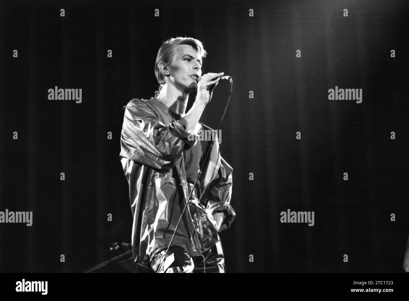 David Bowie, Providence, RI, Centre civique, mai 5, 1978. Banque D'Images