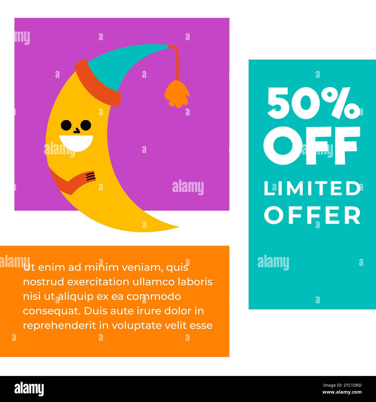 Offre limitée dans le temps en vente en boutique, bannière promotionnelle Illustration de Vecteur