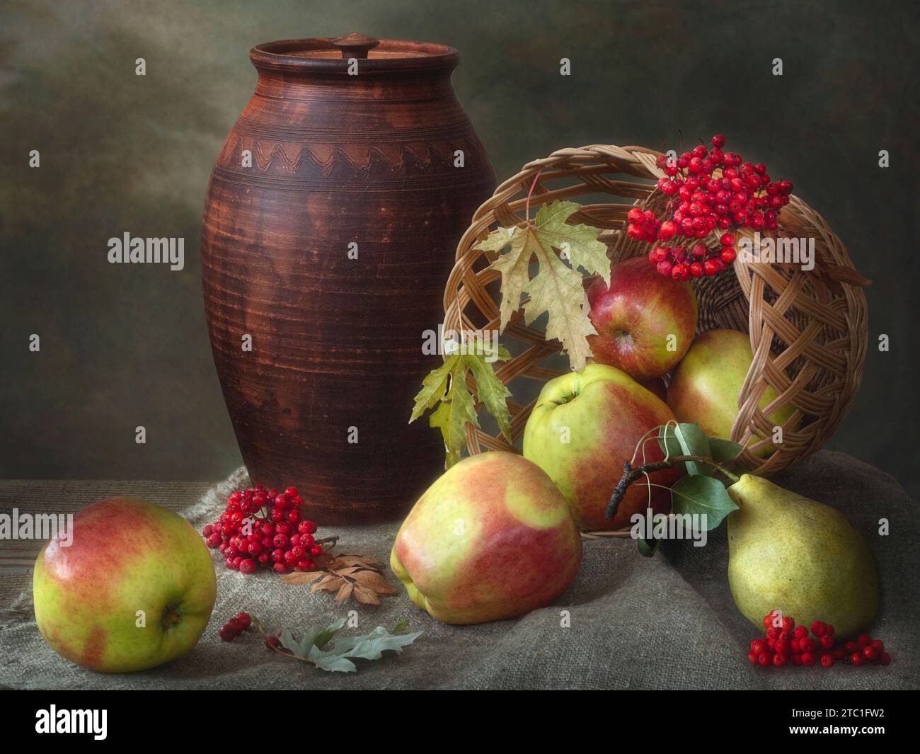 Nature morte avec fruits Banque D'Images