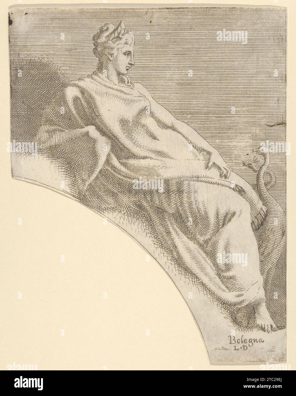 Juno, de 'douze Muses et Déesses' 1949 par Francesco Primaticcio Banque D'Images