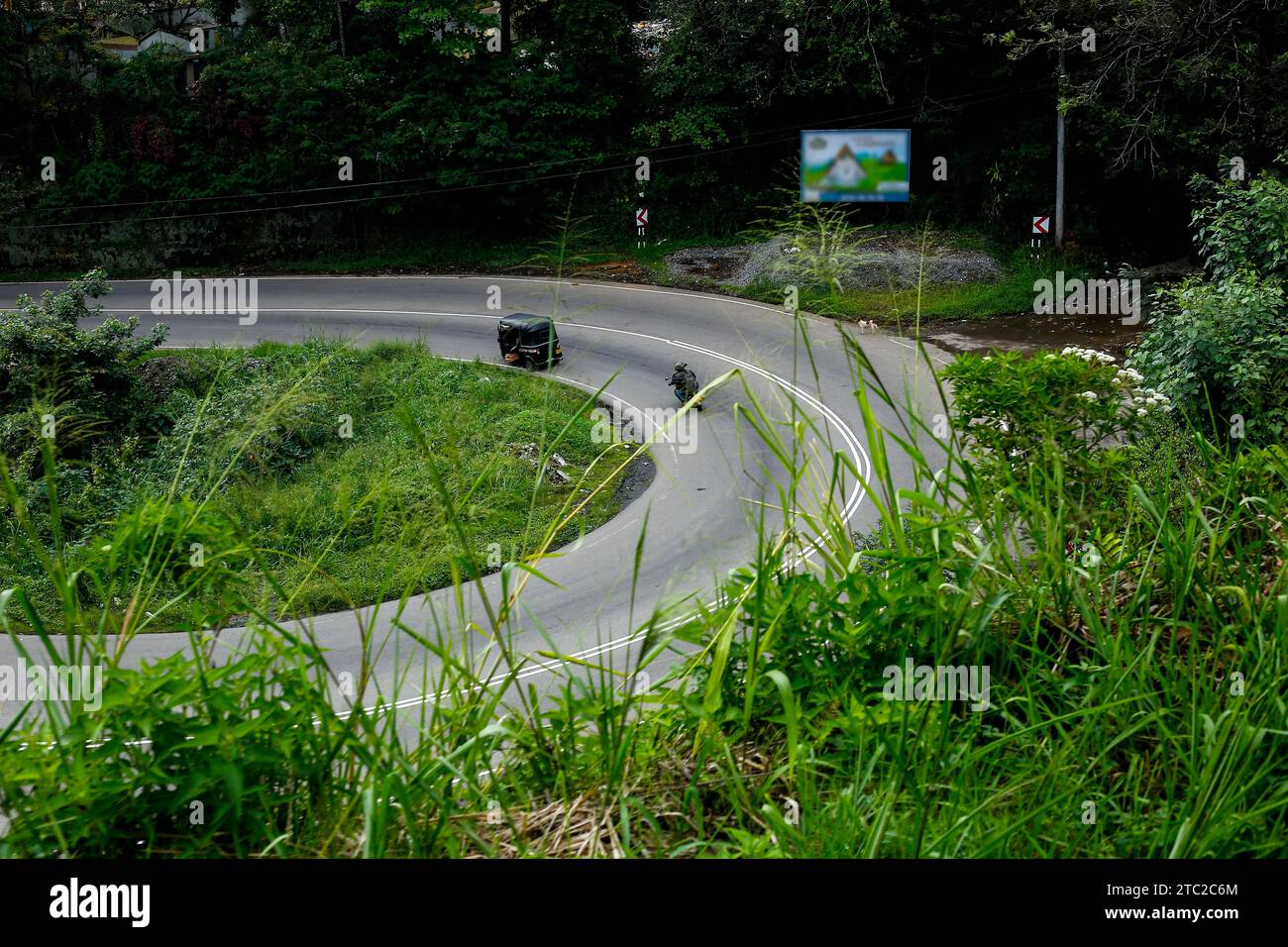 Un beau paysage trouvé dans la région montagneuse du Sri Lanka Banque D'Images