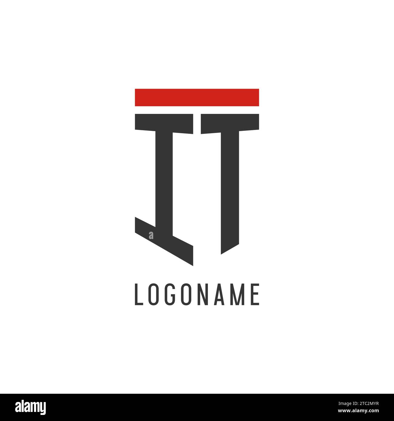 Logo eSport initial avec graphique vectoriel de style de conception de bouclier simple Illustration de Vecteur