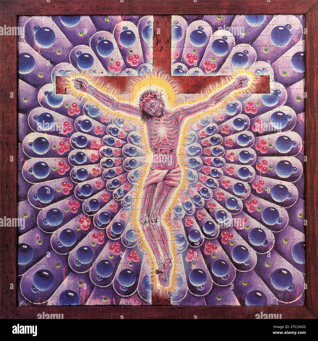 ALEX Grey : CARBON JESUS [1992] LSD [acide lysergique diéthylamide] Banque D'Images