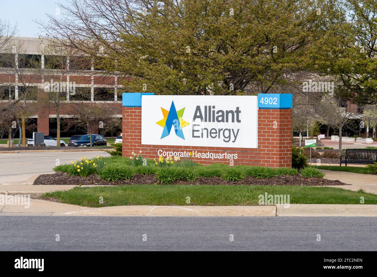 Siège social d'alliant Energy à Madison, Wisconsin, États-Unis Banque D'Images