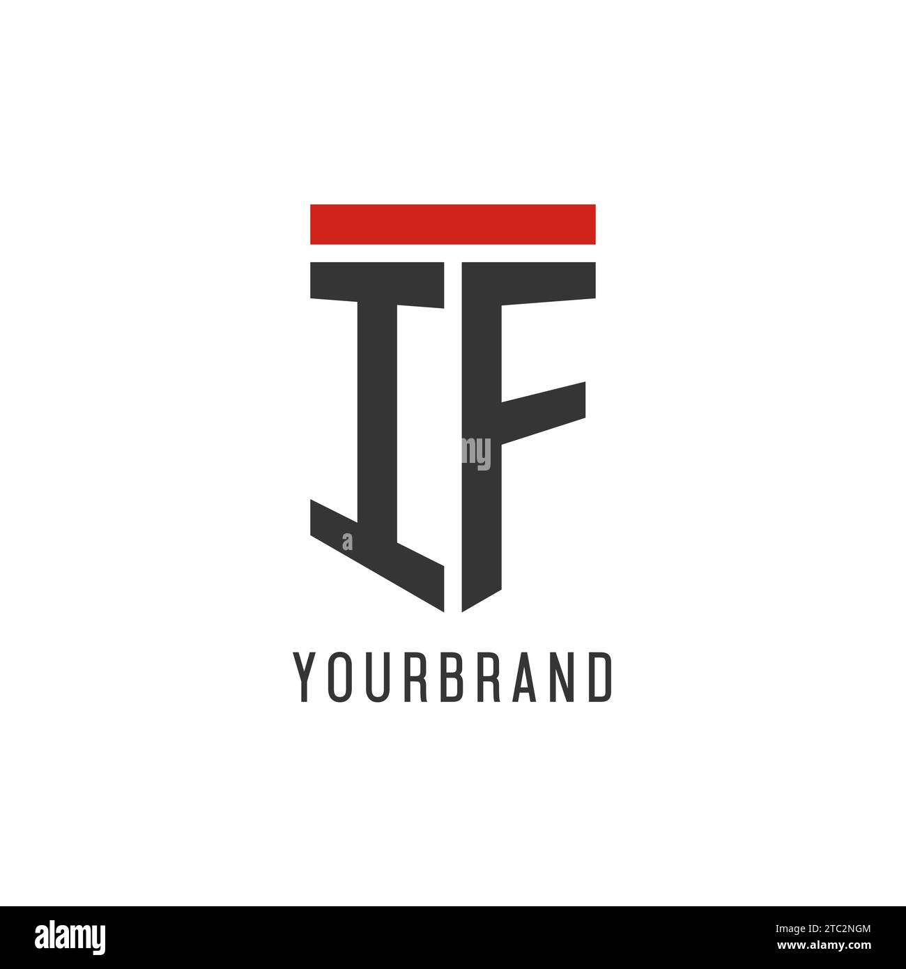 Logo eSport initial avec graphique vectoriel de style bouclier simple Illustration de Vecteur