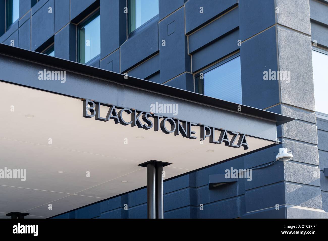 Entrée Blackstone Plaza à Omaha, ne, États-Unis. Banque D'Images