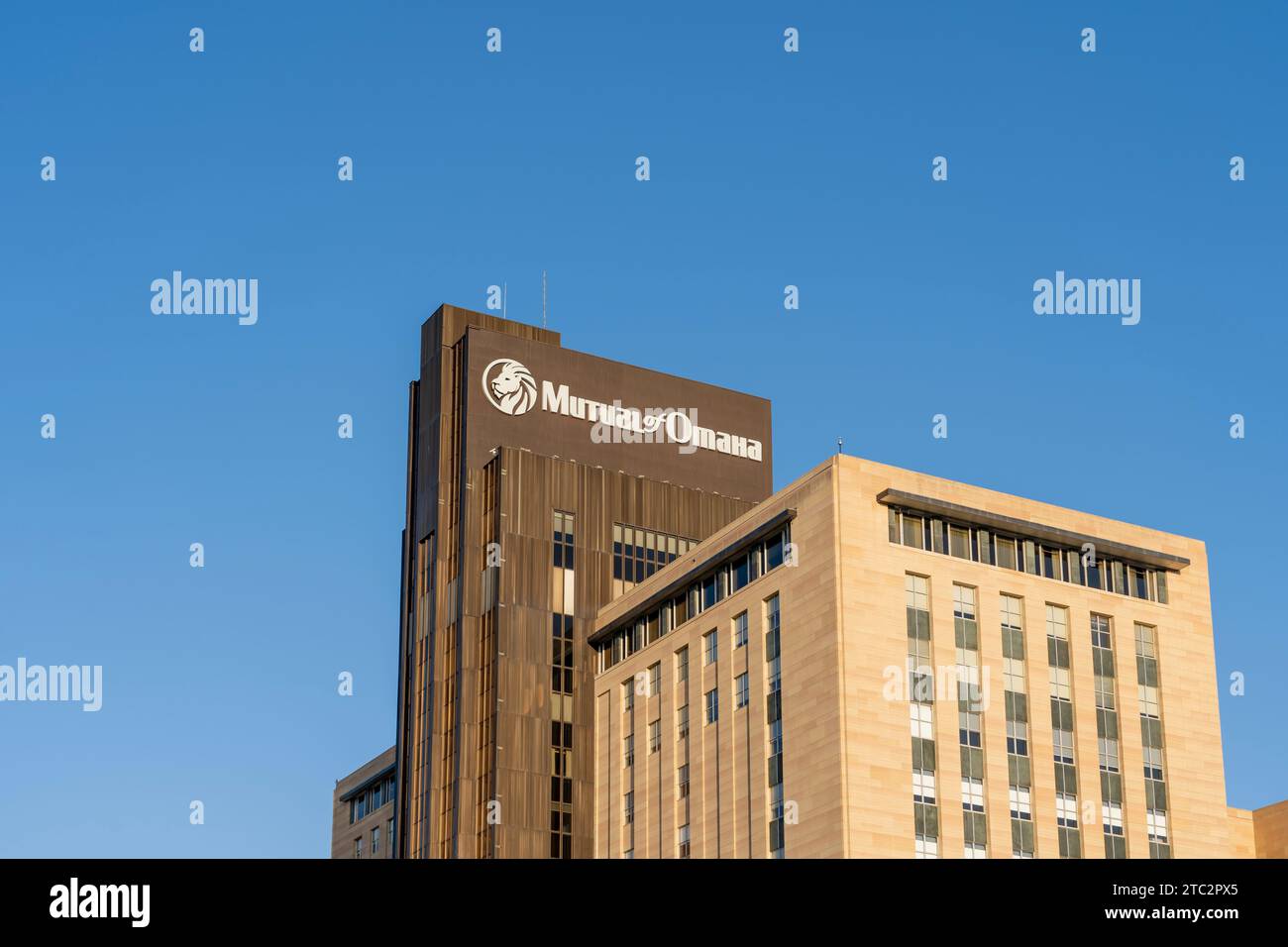 Mutuelle du siège social d'Omaha Corporate à Omaha, ne, États-Unis. Banque D'Images