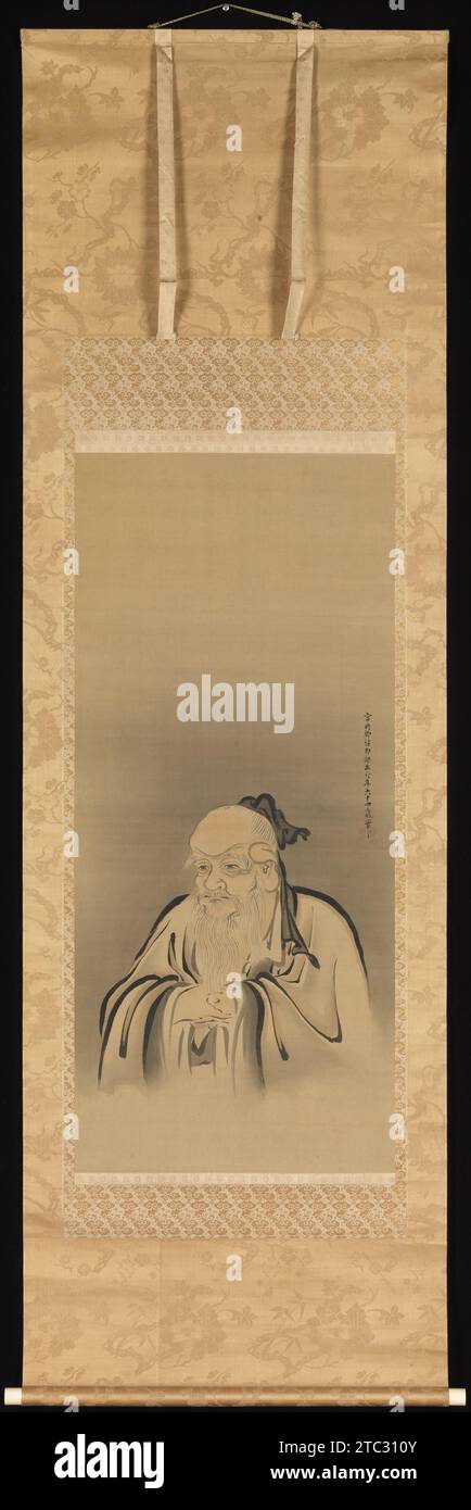 Portrait de l'Empereur Shennong 1914 par Kano Tan'yu Banque D'Images