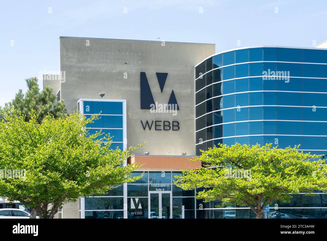Siège de production WEBB à Salt Lake City, Utah, États-Unis Banque D'Images