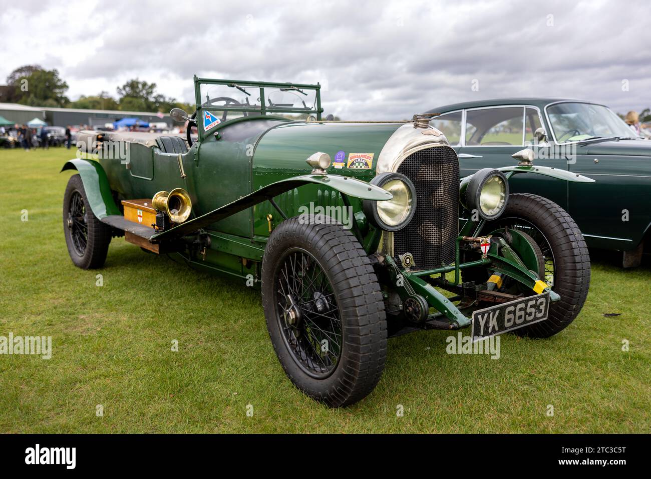 Bentley 1925 3 litres, exposée au Race Day Airshow qui s'est tenu à Shuttleworth le 2 octobre 2023. Banque D'Images