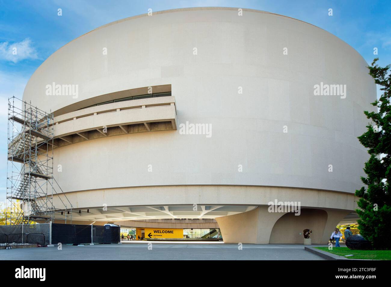 Musée Hirshhorn et jardin de sculptures à Washington DC Banque D'Images