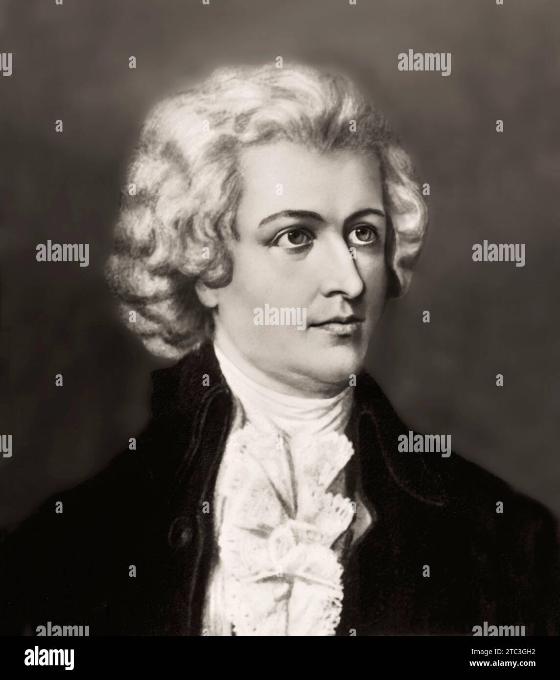 Wolfgang Amadeus Mozart ; 1756 - 1791 ; compositeur de la première école viennoise Banque D'Images