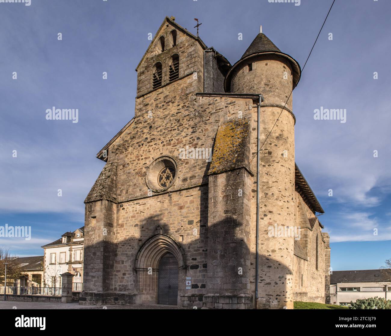 Vue extérieure de l'église Saint Pierre Banque D'Images