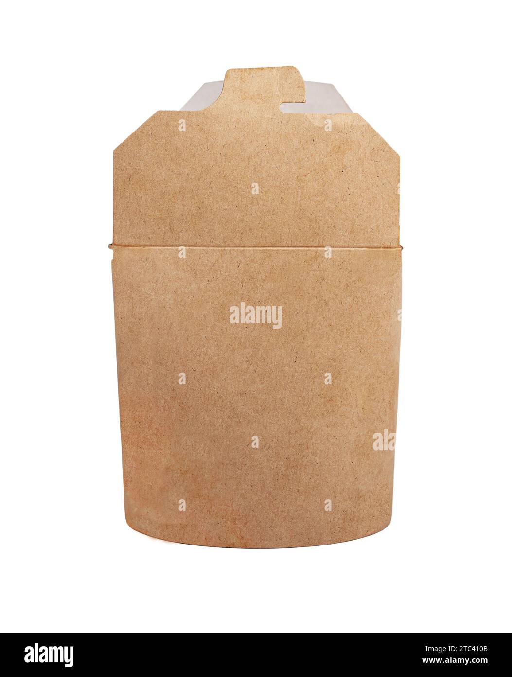 Boîte de livraison de nourriture asiatique, récipient en papier kraft pour nouilles, wok, isolé sur blanc Banque D'Images Boîte de livraison de nourriture asiatique, récipient en papier kraft pour nouilles, wok, isolé sur blanc Banque D'Images