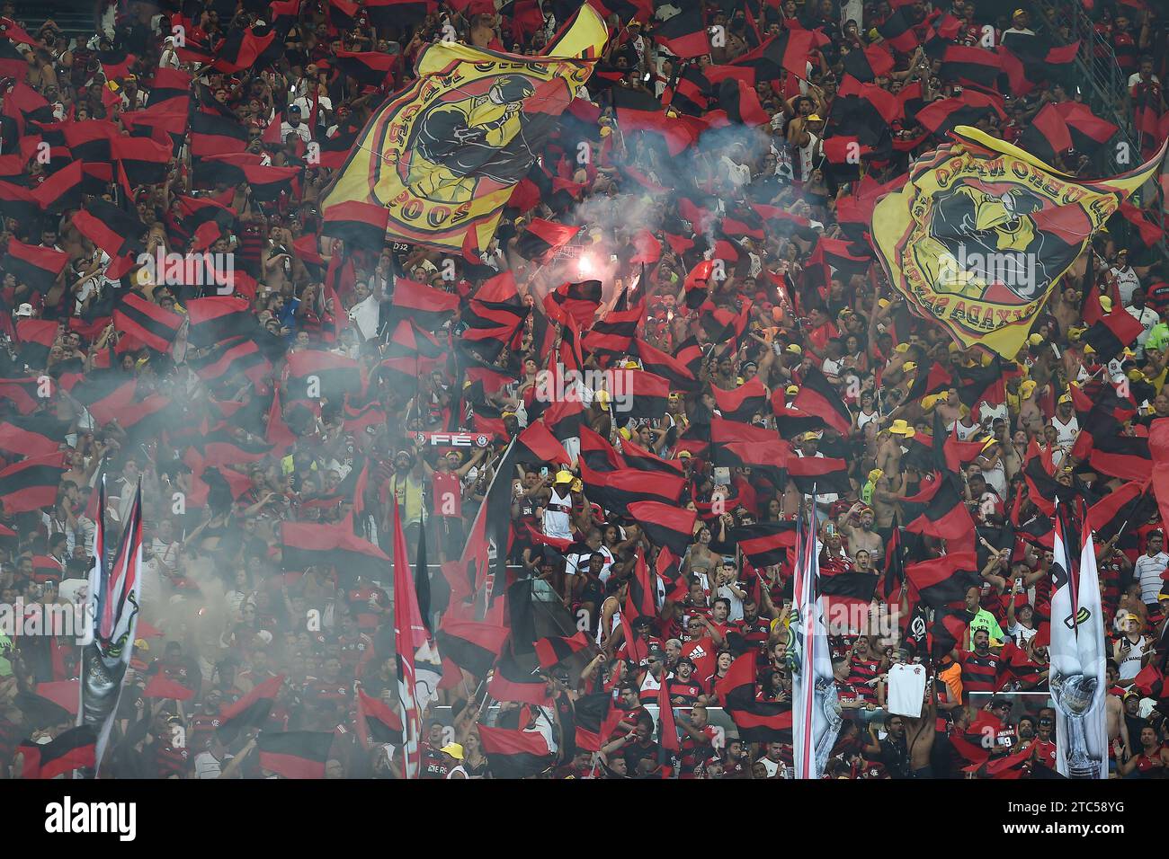 Rio de Janeiro, 17 septembre 2023. Match de football entre l'équipe de São Paulo et Flamengo, valable pour la finale de la Copa do Brasil 2023, qui a lieu à Banque D'Images