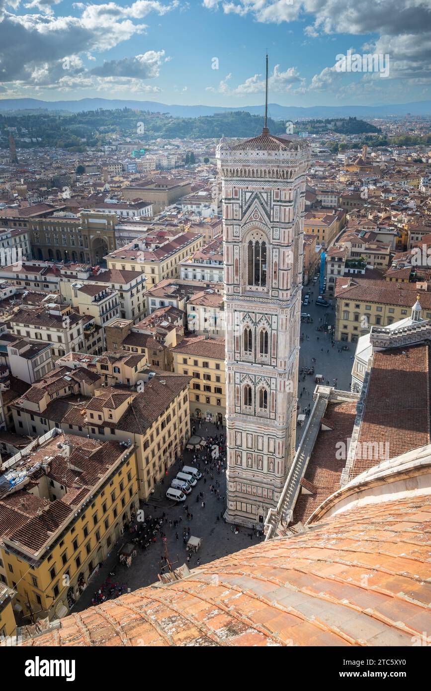 Giotto's Campernile Florence Italie Banque D'Images