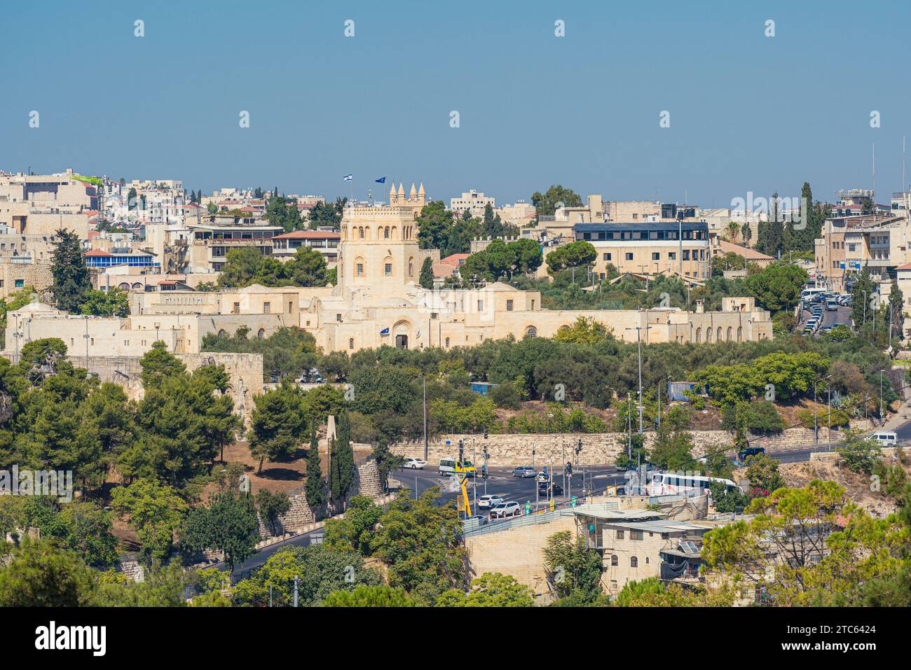 Jérusalem, Israël. 23 septembre 2023. Vue du musée archéologique Rockefeller à Jérusalem-est Banque D'Images