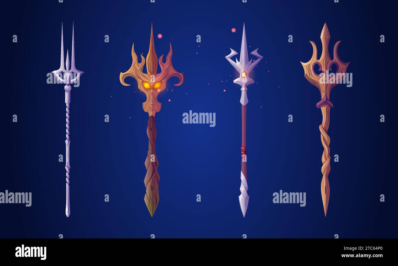 Ensemble De Personnages De Dessins Animés Enchantés Fantastiques