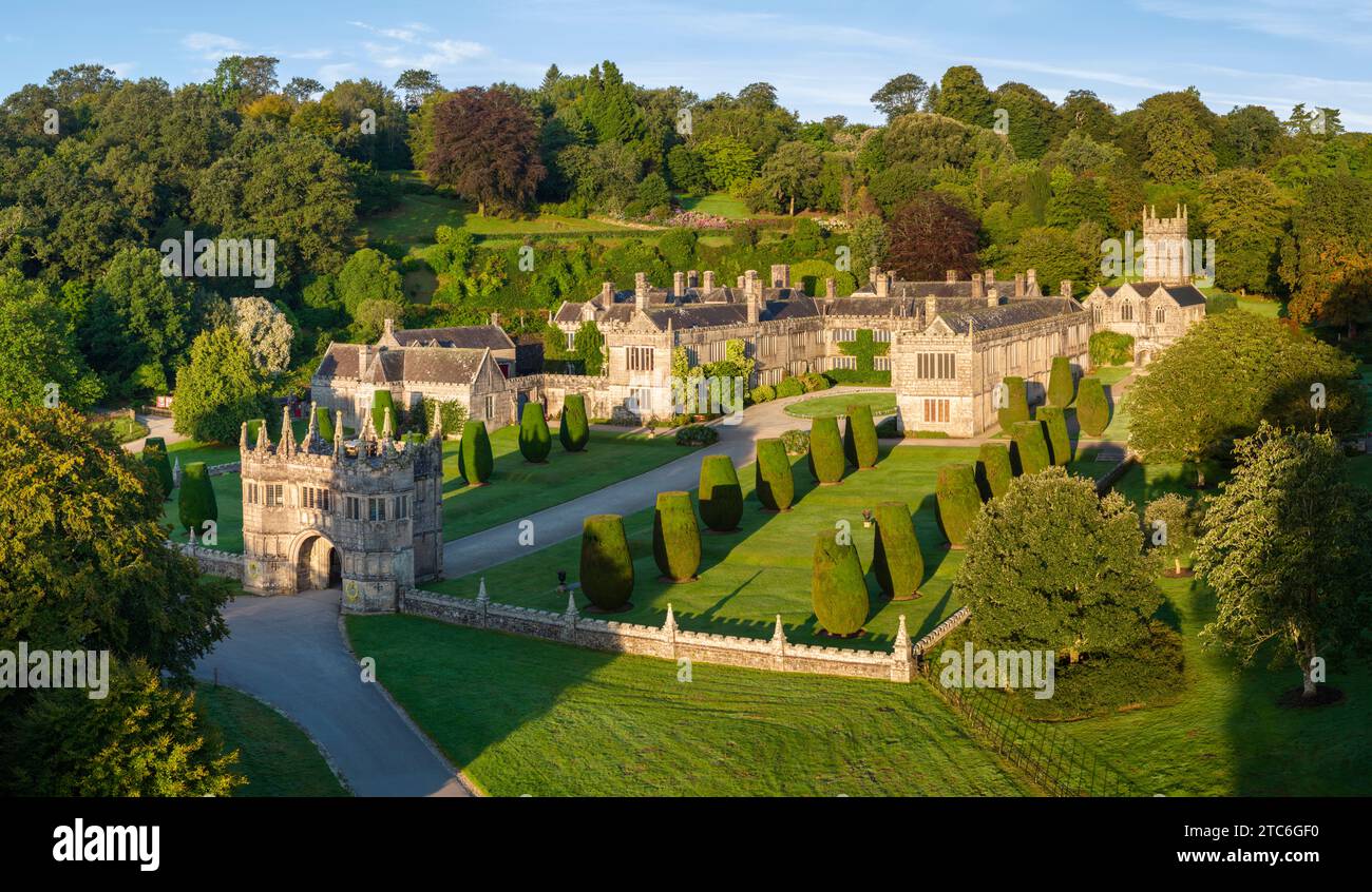 Lanhydrock House près de Bodmin en Cornouailles, Angleterre. Été (août) 2023. Banque D'Images Lanhydrock House près de Bodmin en Cornouailles, Angleterre. Été (août) 2023. Banque D'Images