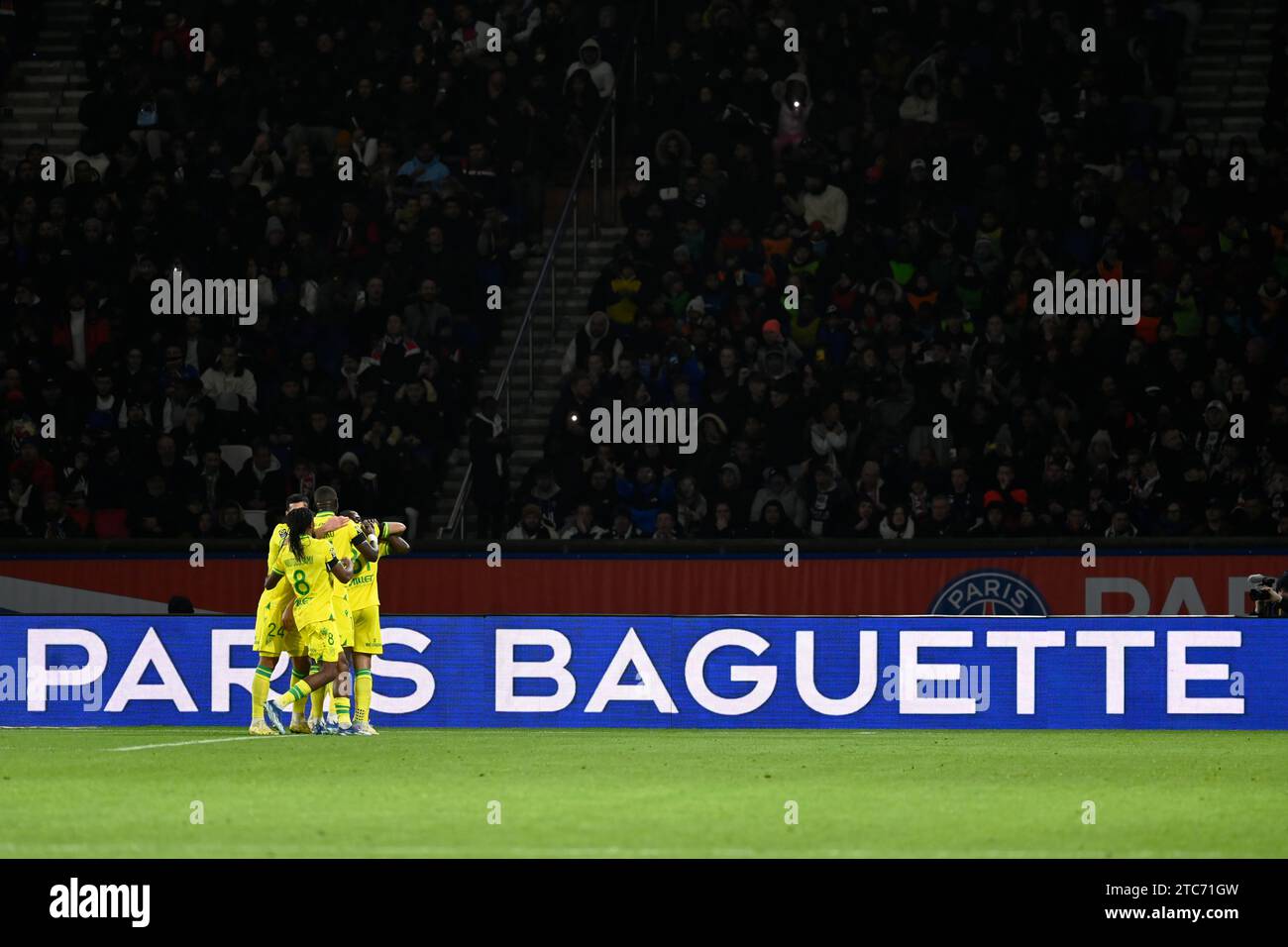 Paris, France. 10 décembre 2023. Julien Mattia/le Pictorium - PSG - FC Nantes - 10/12/2023 - France/Ile-de-France (région)/Paris - Nantes égalise au match de Ligue 1 UberEats entre le PSG et le FC Nantes au Parc des Princes, le 09 décembre 2023. Crédit : LE PICTORIUM/Alamy Live News Banque D'Images