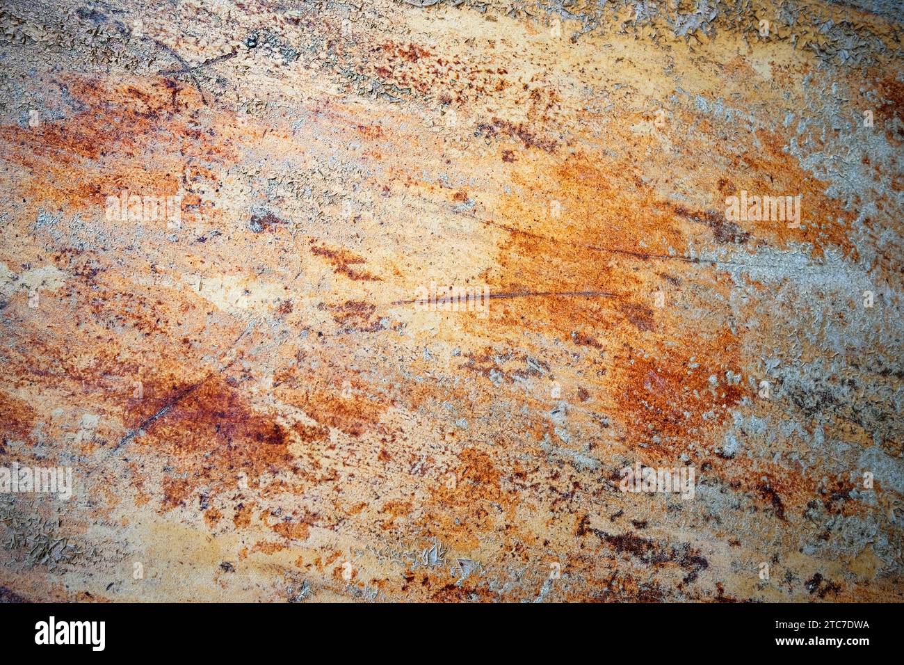 Texture du bois à partir de vieilles planches de bois et de peinture altérée. Banque D'Images