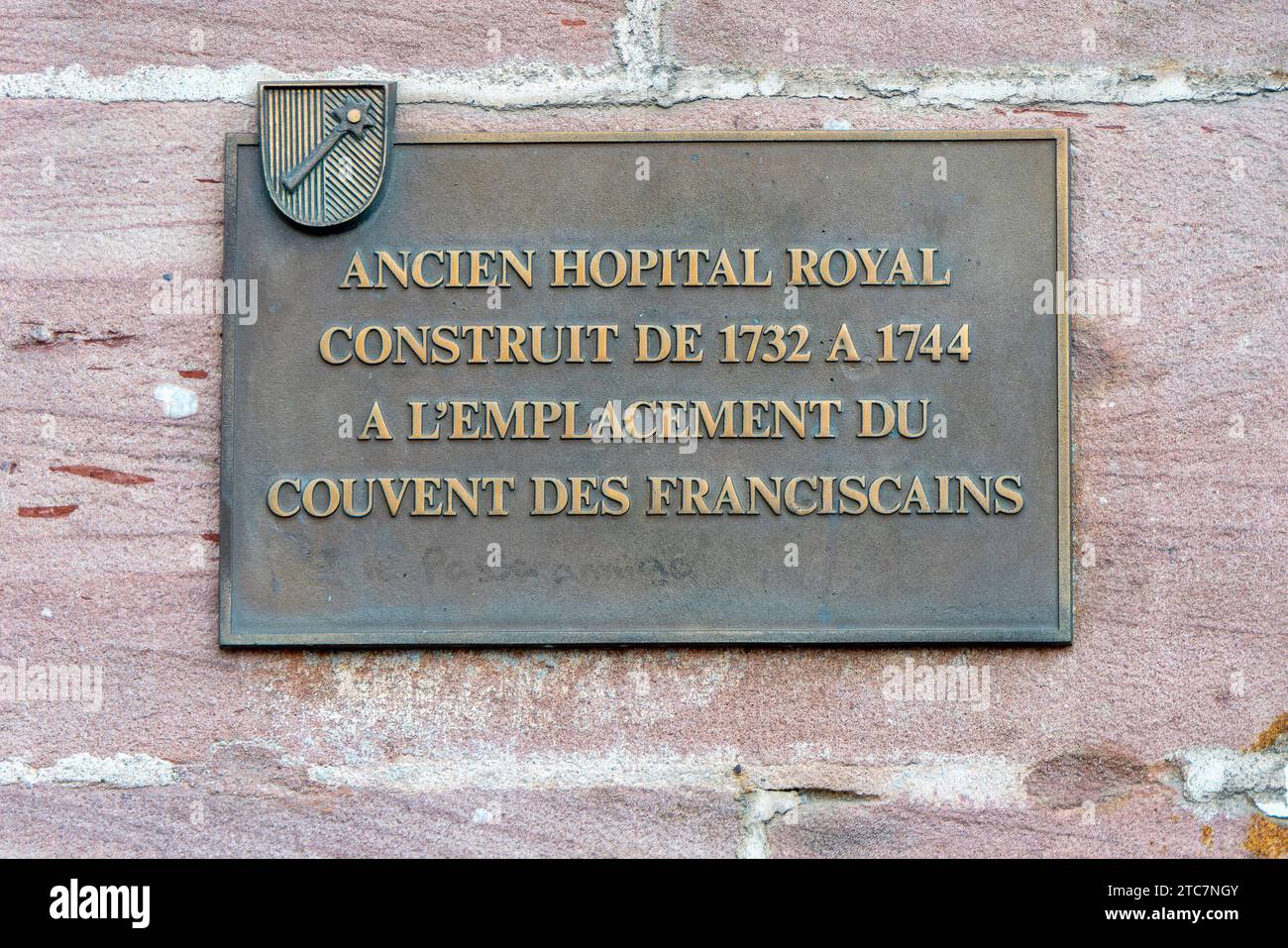 Colmar, France, 23 juillet 2023. La nouvelle médiathèque de Colmar a été créée sur le site de l’ancien hôpital. Banque D'Images