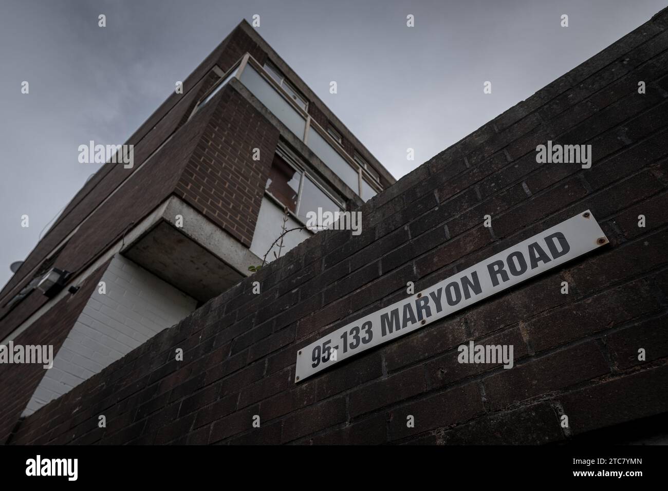 Domaine Maryon Grove à Woolwich, Greenwich, Londres, Royaume-Uni Banque D'Images