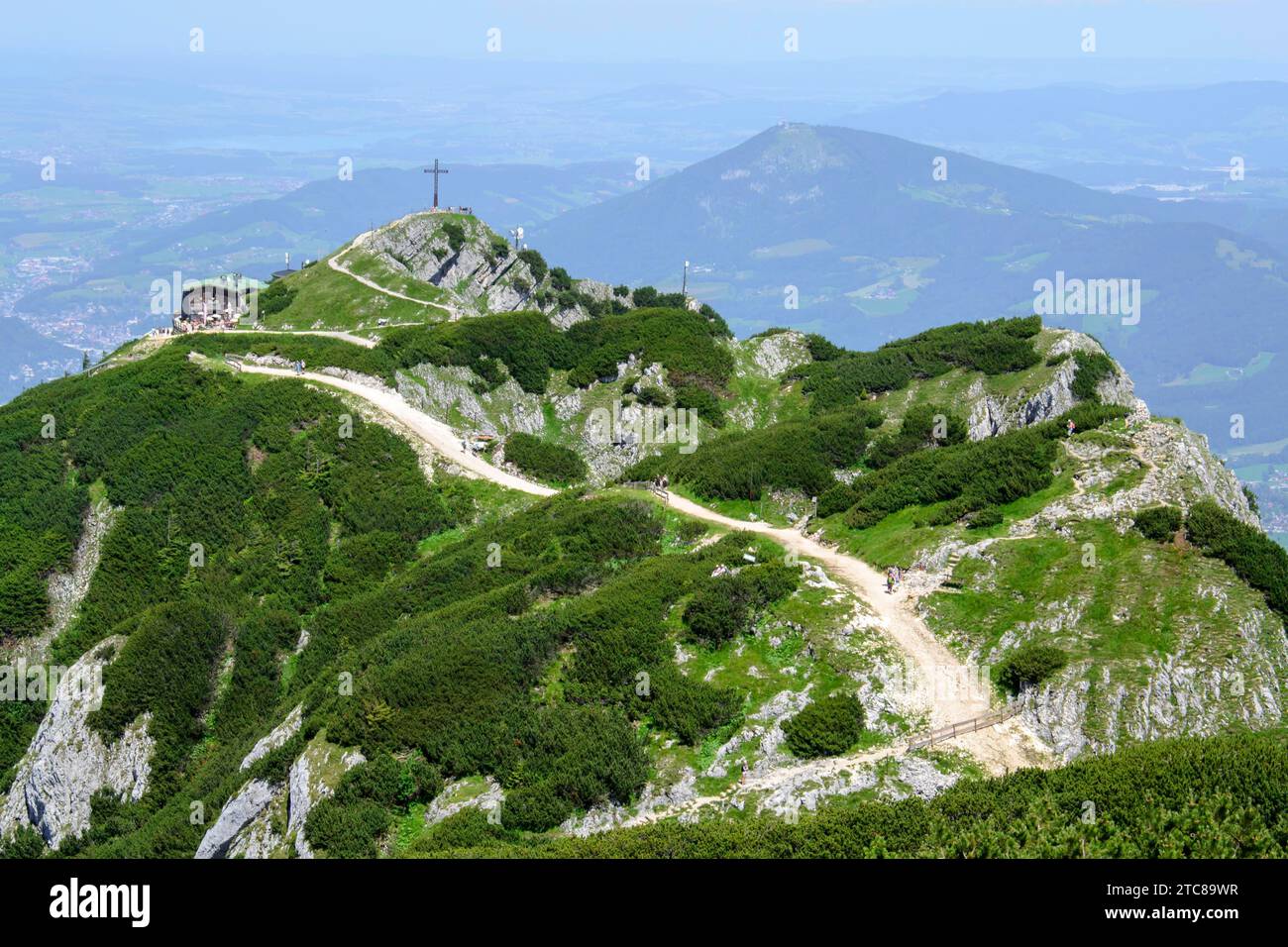 Le nid d'aigle, le nid d'aigle d'Hitler en été. Eagle's Nest, Obersalzberg, Berchtesgaden, Allemagne Banque D'Images