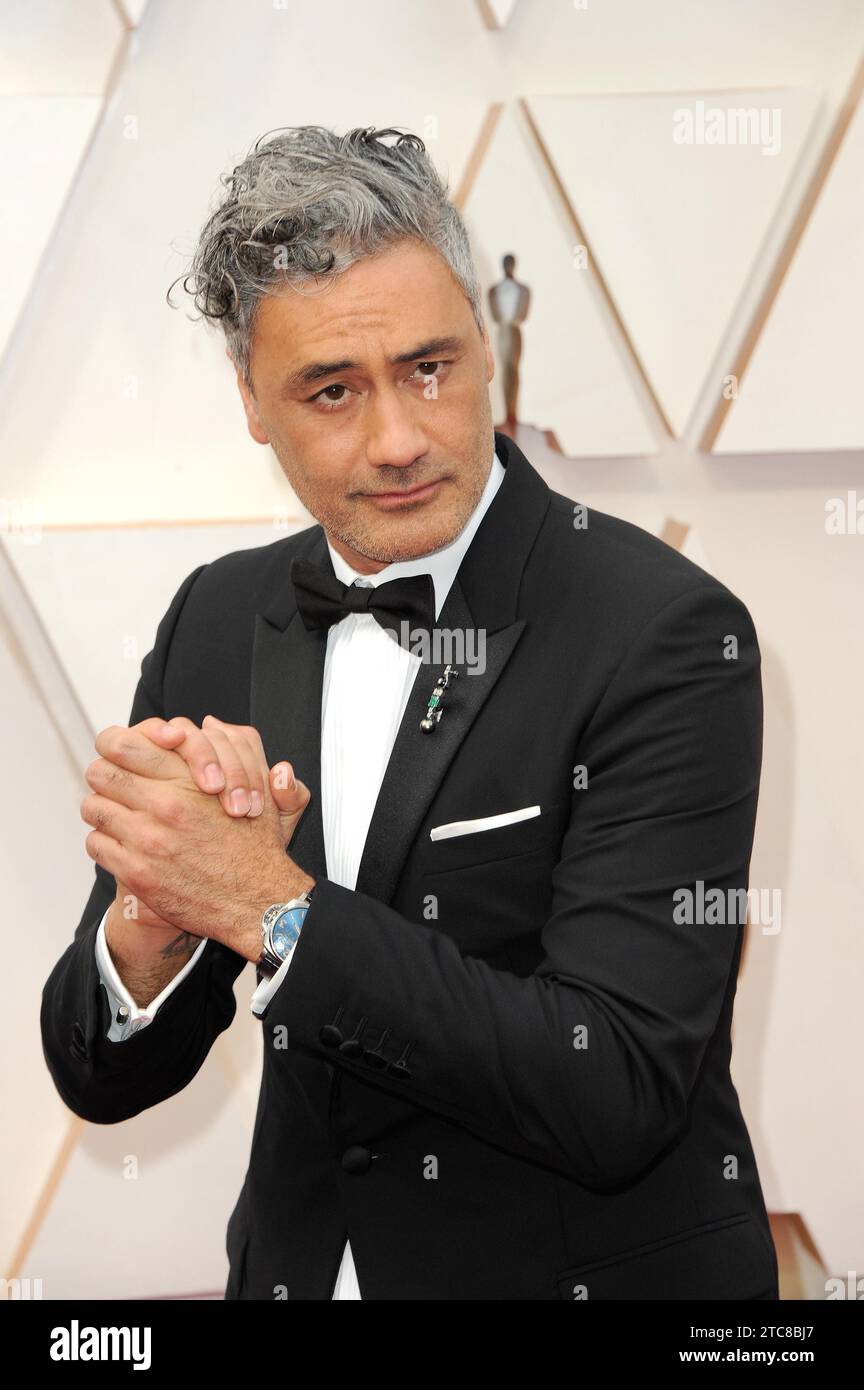 Taika Waititi lors de la 92e cérémonie des Oscars qui s'est tenue au Dolby Theatre à Hollywood, aux États-Unis, le 9 février 2020 Banque D'Images