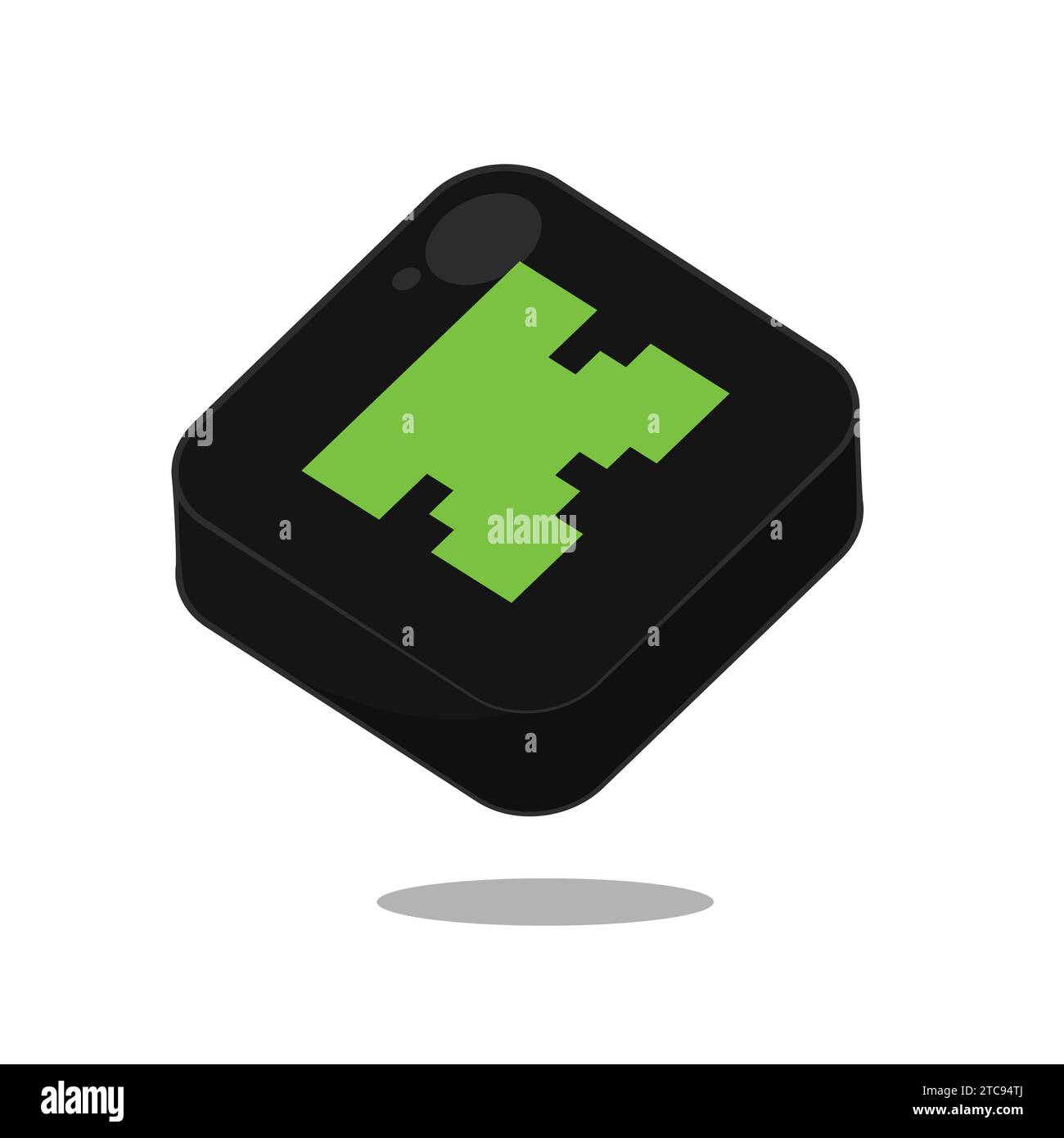 Google photos social Media App icônes du site Web Vector Website Cube icône Illustration de Vecteur