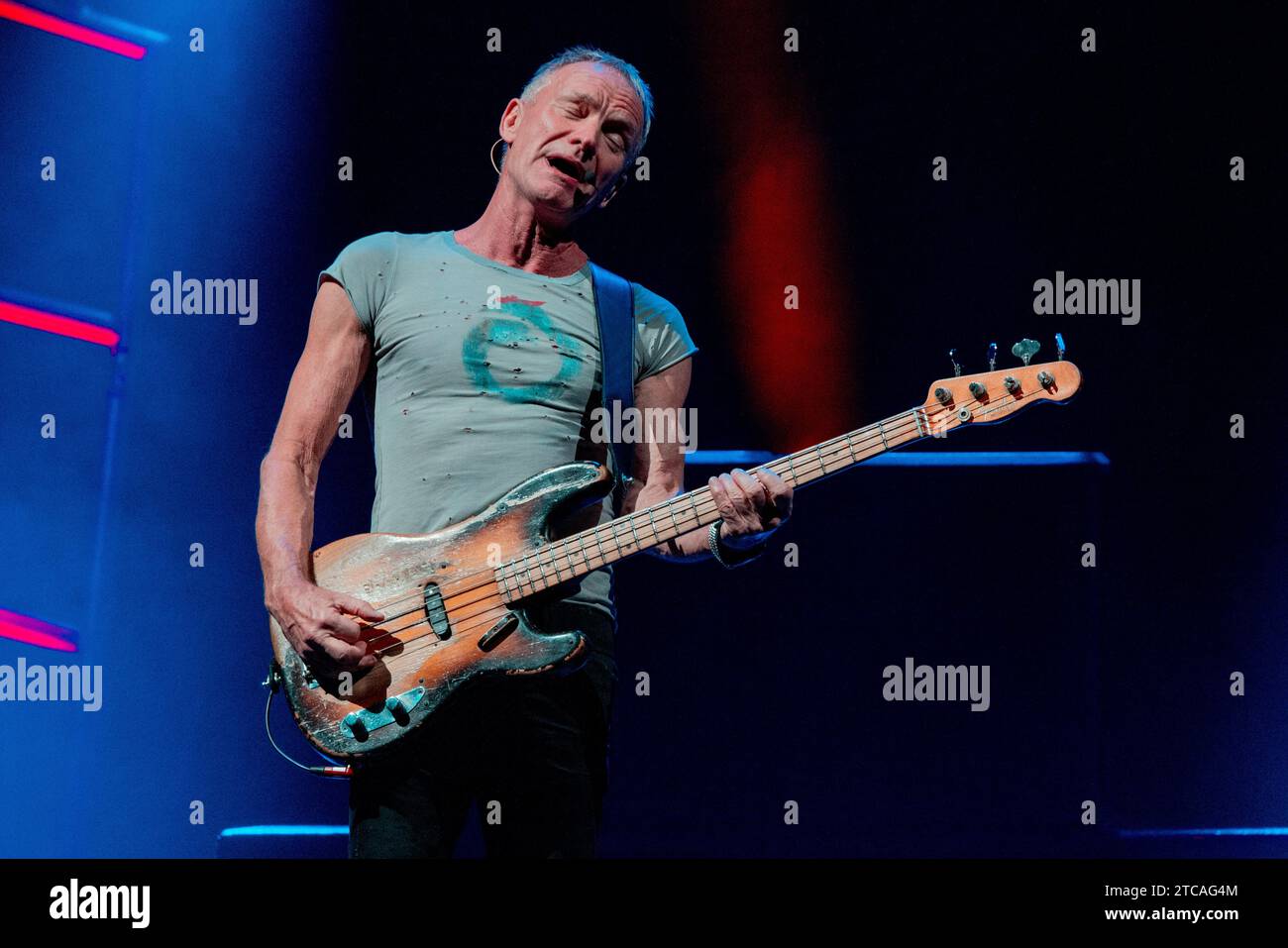 Italie 11 décembre 2023 Sting - My Songs Tour - Live at Mediolanum Forum Milan © Andrea Ripamonti / Alamy Banque D'Images