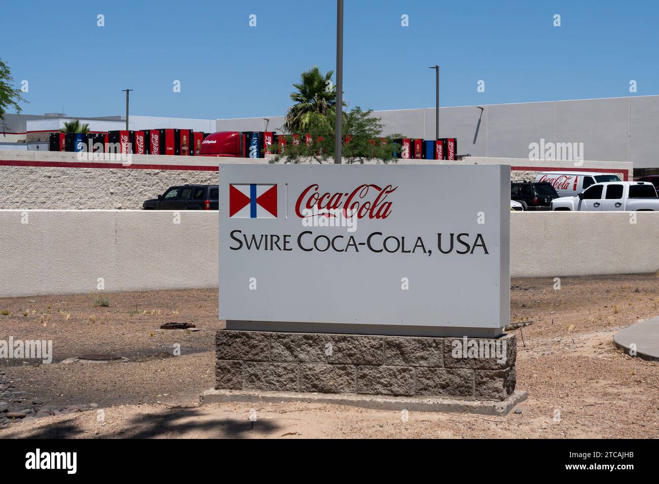 Swire Coca-Cola, USA sur Elliot Rd à Tempe, AZ, USA Banque D'Images