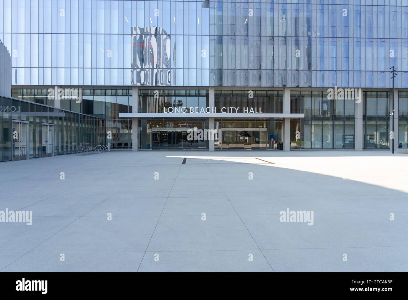 Hôtel de ville de long Beach à long Beach, comté de Los Angeles, Californie, États-Unis Banque D'Images