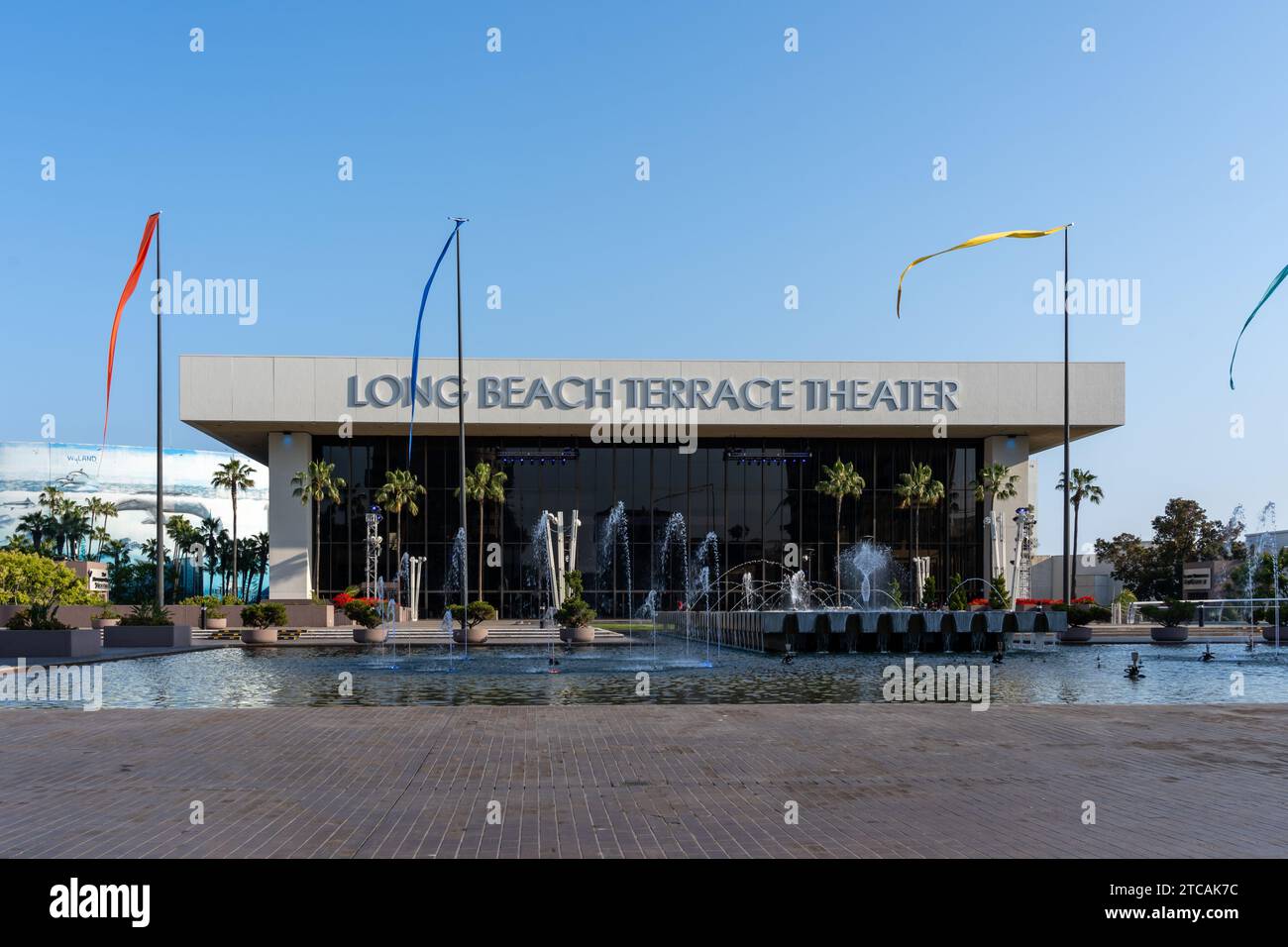 Long Beach Terrace Theater à long Beach, Californie, États-Unis Banque D'Images