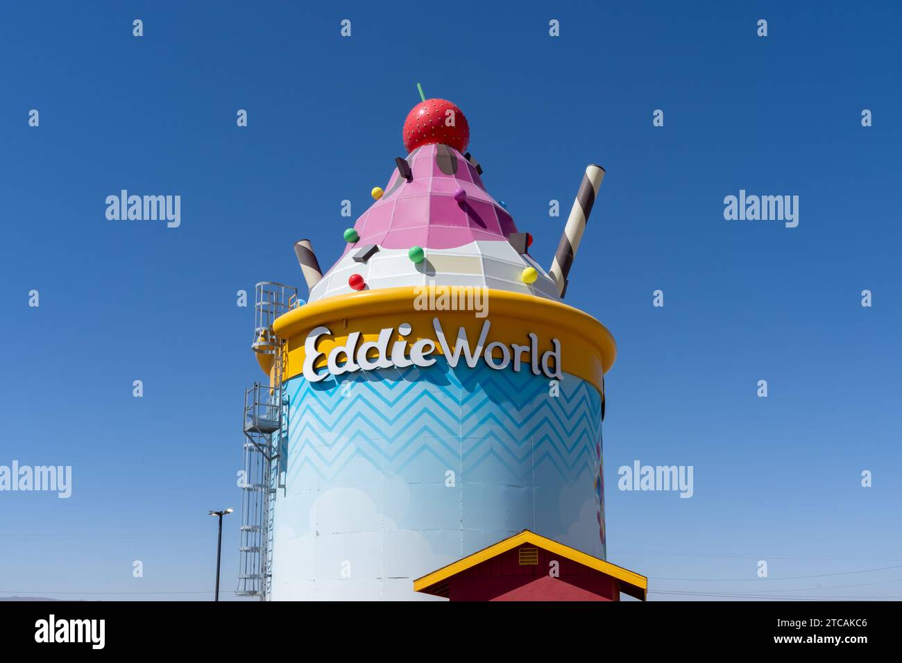 EddieWorld à Yermo, CA, États-Unis Banque D'Images