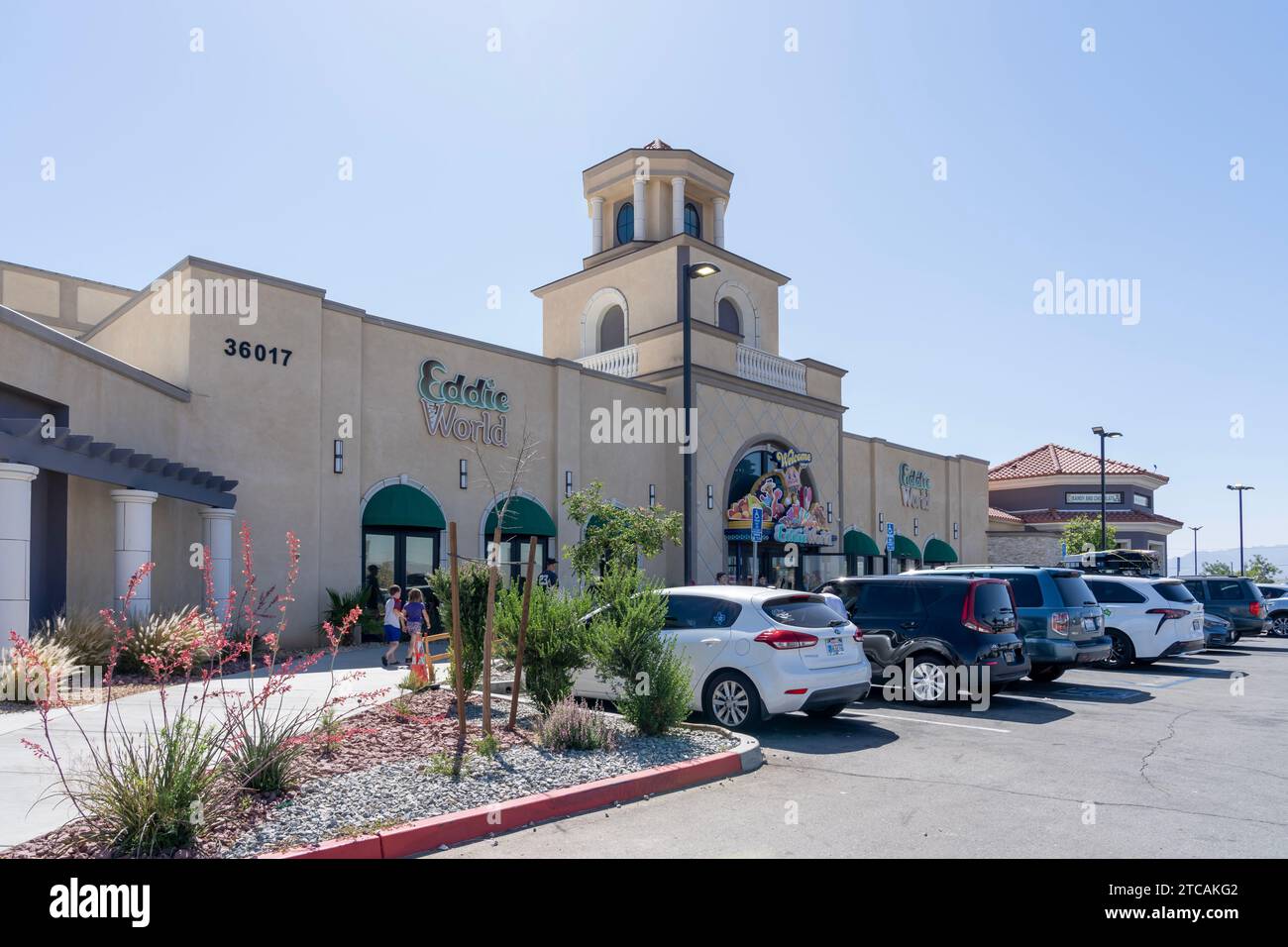 EddieWorld à Yermo, CA, États-Unis Banque D'Images