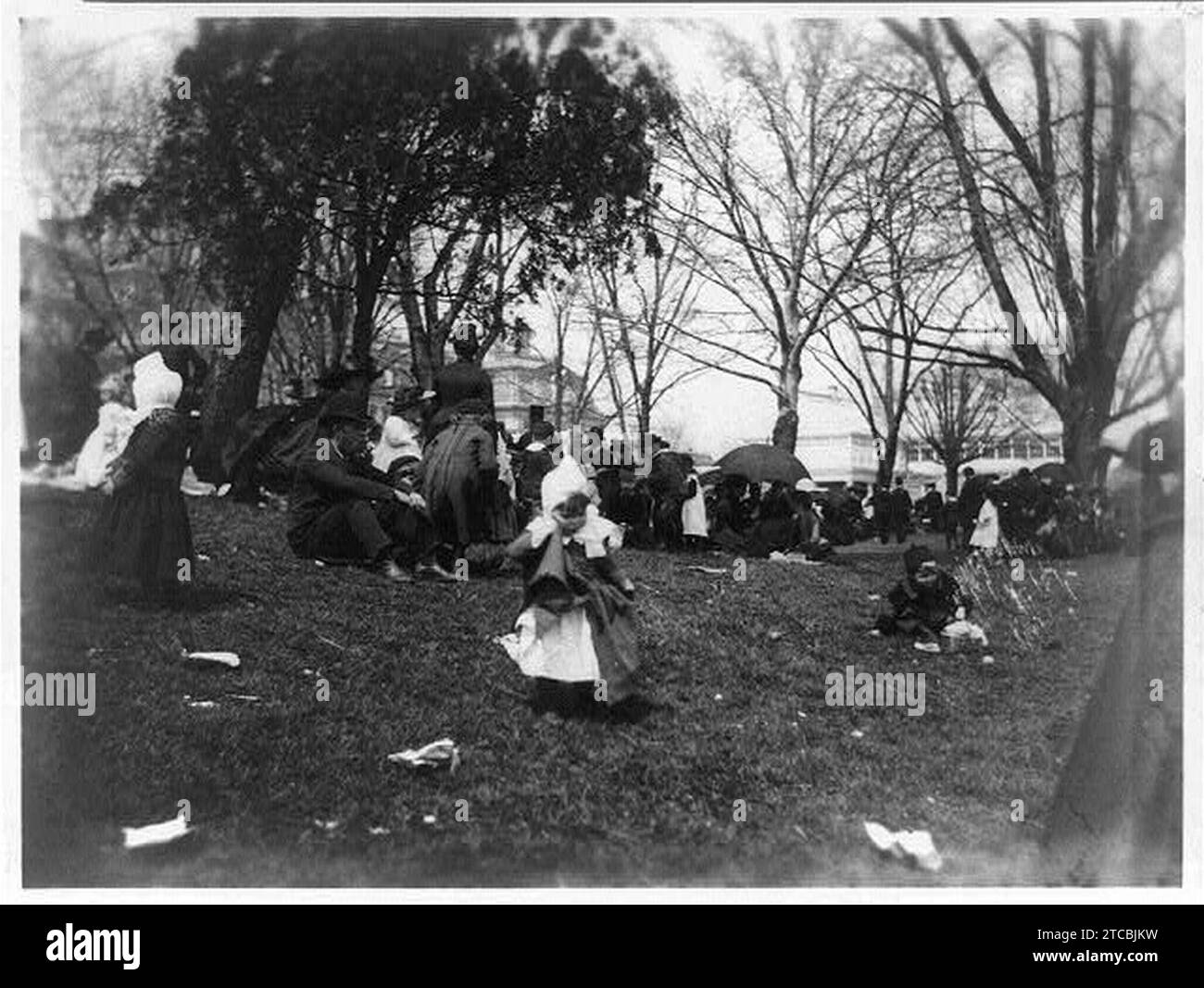 White House Easter Egg Roll Banque D'Images