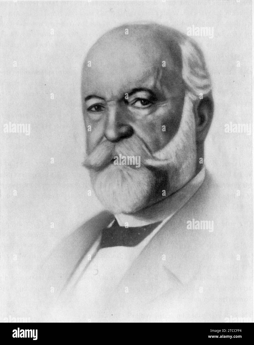 Wilhelm Kalle (26. Avril 1838 - 24. Février 1919). Banque D'Images