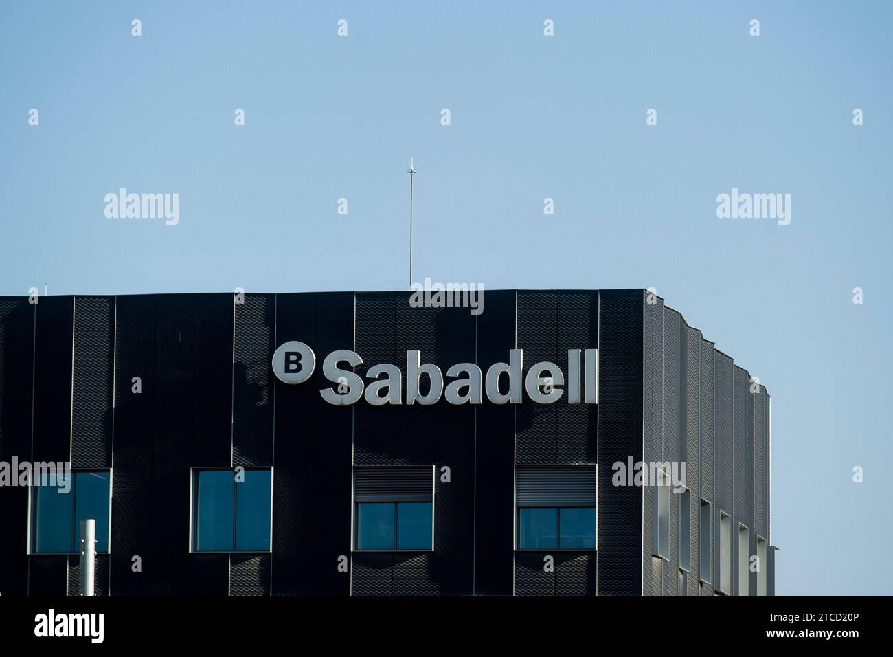 Sant Cugat del Valles (Barcelone), 10/05/2017. Siège social de Banco Sabadell. Photo : Inés Baucells Archdc. Crédit : Album / Archivo ABC / Inés Baucells Banque D'Images