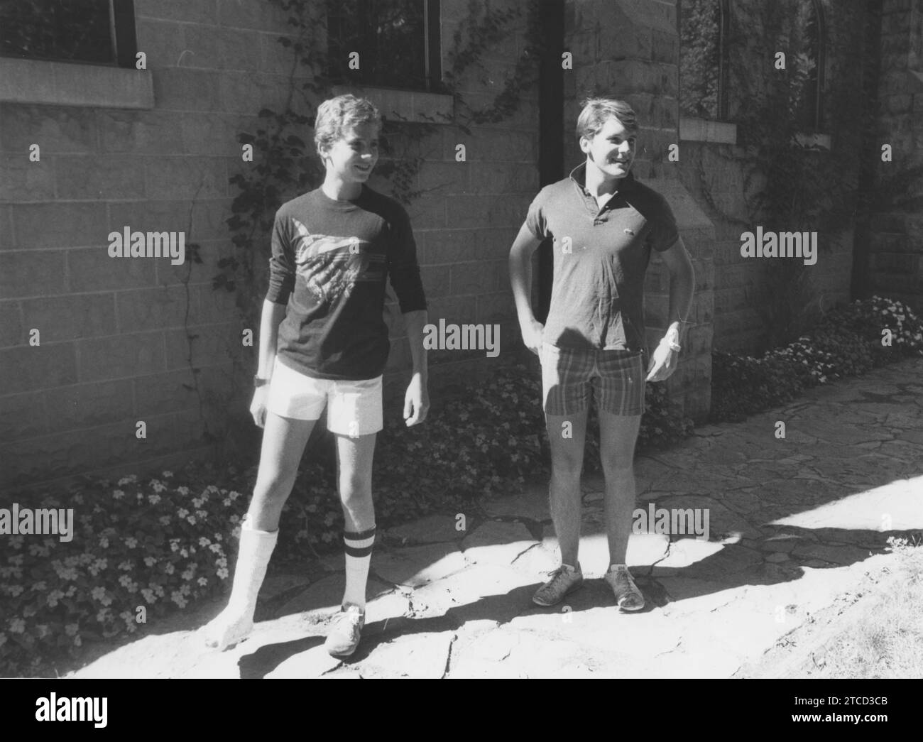 Canada, octobre 1984. Prince Philip au centre éducatif où il étudie, Lakefield College, au Canada, à environ 130 km de Toronto. Crédit : Album / Archivo ABC Banque D'Images