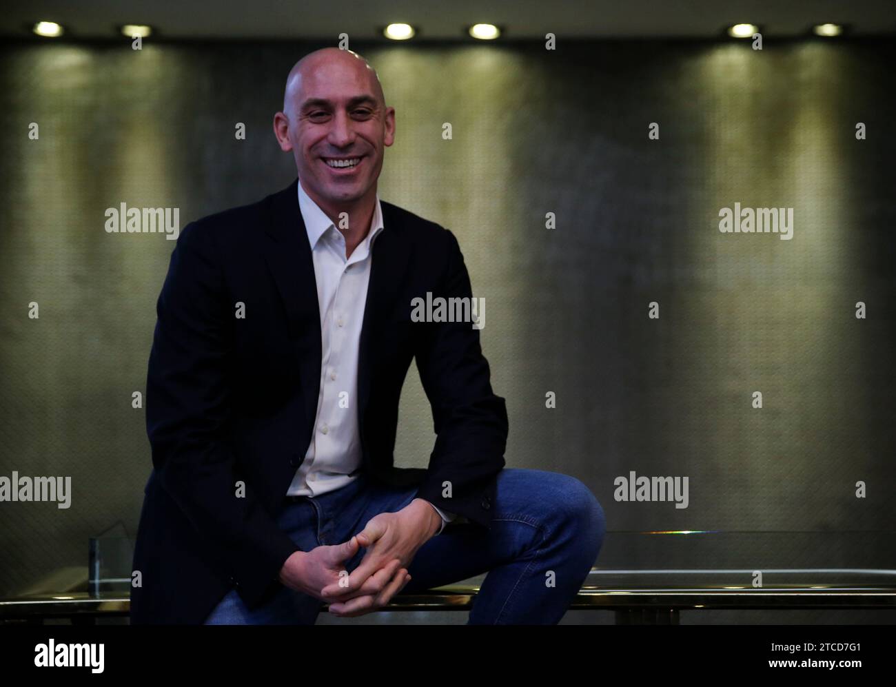 Madrid, 12/14/2017. Entretien avec le candidat à l'élection de la Fédération espagnole de football, Luis Rubiales. Photo : Jaime García. ARCHDC. Crédit : Album / Archivo ABC / Jaime García Banque D'Images