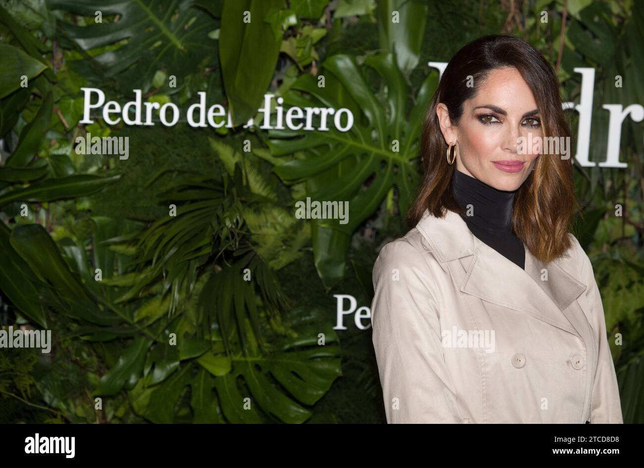 Madrid, 01/24/2018. Mercedes Benz Fashion week Madrid. Défilé Pedro del Hierro. Dans l'image Eugenia Silva. Photo : de San Bernardo Archdc. Crédit : Album / Archivo ABC / Eduardo San Bernardo Banque D'Images