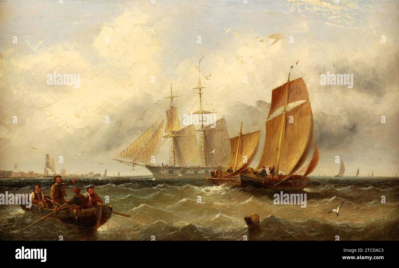 William Anslow Thornley - Marina. Banque D'Images