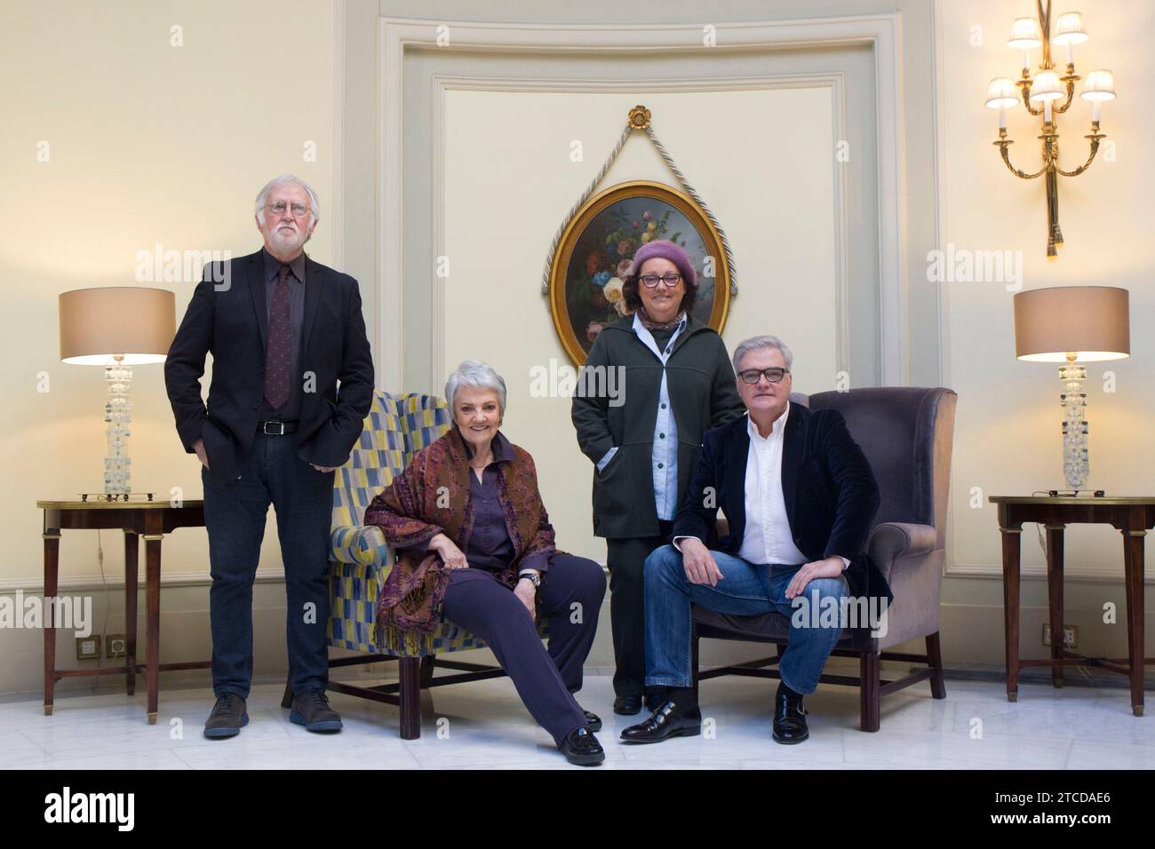 Madrid, 12/04/2017. Entretien avec le Consortium. Photo : Isabel Permuy Archdc. Crédit : Album / Archivo ABC / Isabel B Permuy Banque D'Images Madrid, 12/04/2017. Entretien avec le Consortium. Photo : Isabel Permuy Archdc. Crédit : Album / Archivo ABC / Isabel B Permuy Banque D'Images