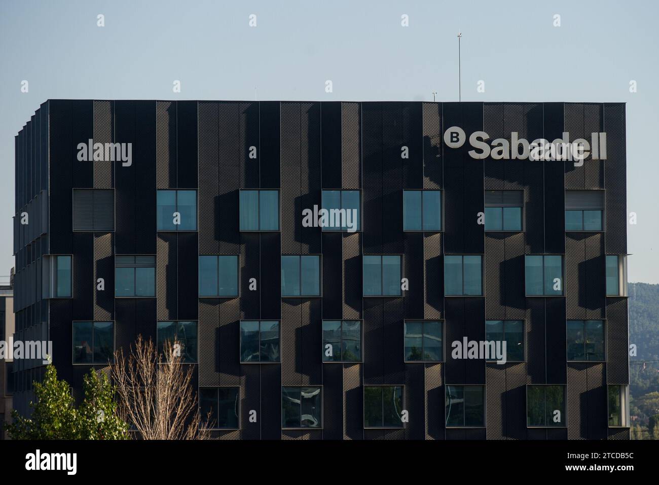 Sant Cugat del Valles (Barcelone), 10/05/2017. Siège social de Banco Sabadell. Photo : Inés Baucells Archdc. Crédit : Album / Archivo ABC / Inés Baucells Banque D'Images