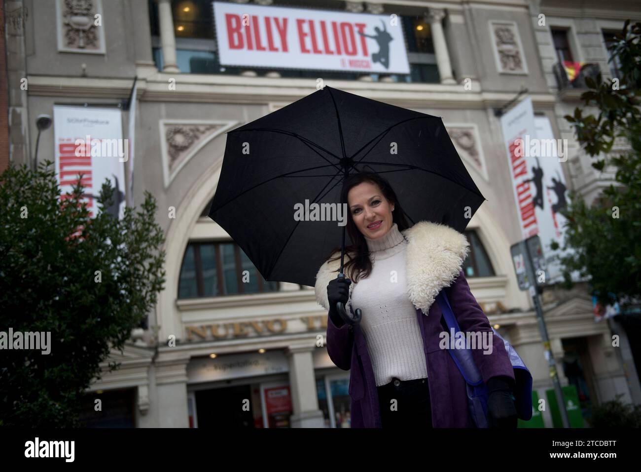 Madrid, 03/14/2018. Rapport à Natalia Millán pour le plan B. sur l'image, à la porte du théâtre Nuevo Alcalá. Photo : Maya Balanya ARCHDC. Crédit : Album / Archivo ABC / Maya Balanya Banque D'Images